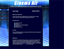 Tablet Screenshot of cinemaair.com